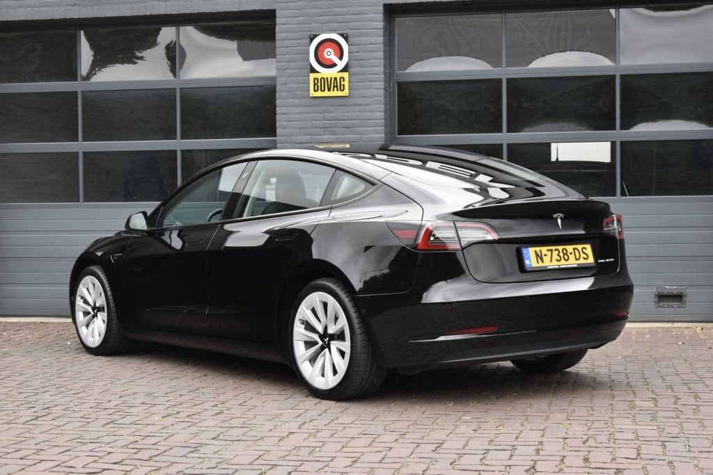 Tesla Model 3 Long Range AWD 75 kWh SOH 91,3 %, Auto's, Automaat, 12 maanden, Gebruikt, Zwart