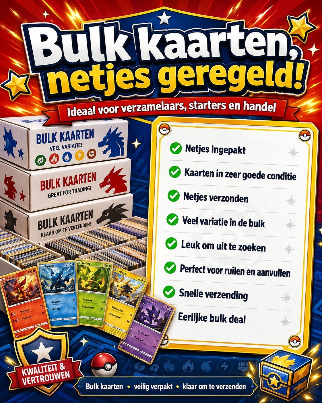 goedkoopste van NL!! Grote collectie Pokémon kaarten, Verzenden, Zo goed als nieuw, Meerdere kaarten
