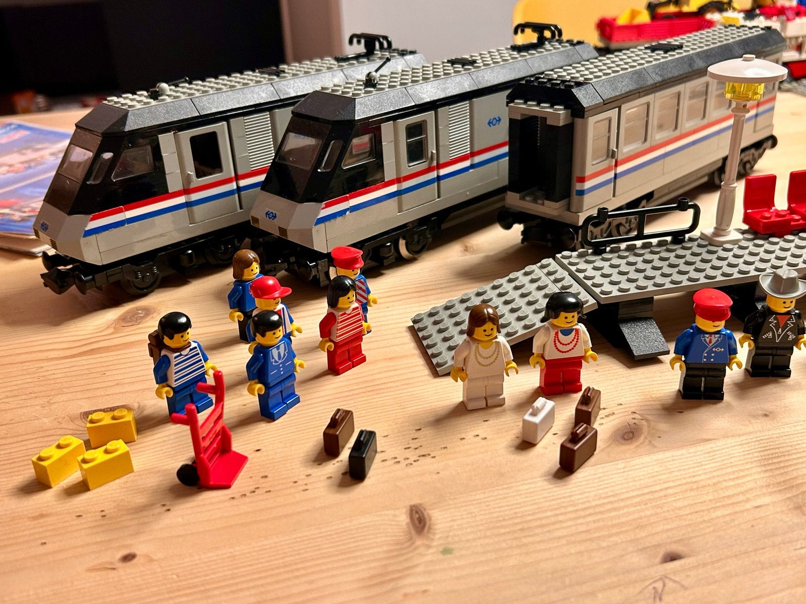 LEGO 4558 Metroliner (excl. transformator en excl. rails), Gebruikt, Overige thema's, Lego, Ophalen of Verzenden