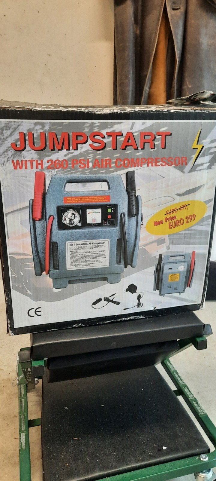 Jumpstart met 260 PSI luchtcompressor nieuw nooit gebruikt, Ophalen, Gebruikt
