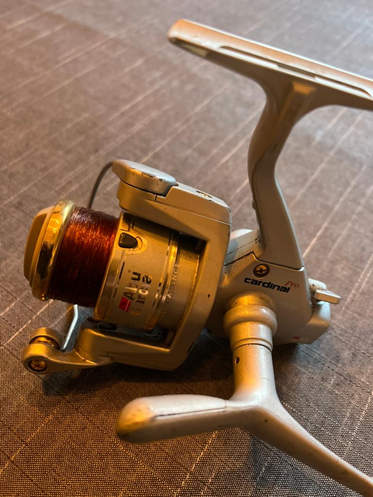 ABU CARDINAL Ultra Pro T500F klein model molen, Ophalen of Verzenden, Zo goed als nieuw