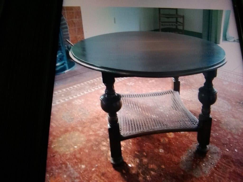 Antieke rond tafeltje, Ophalen