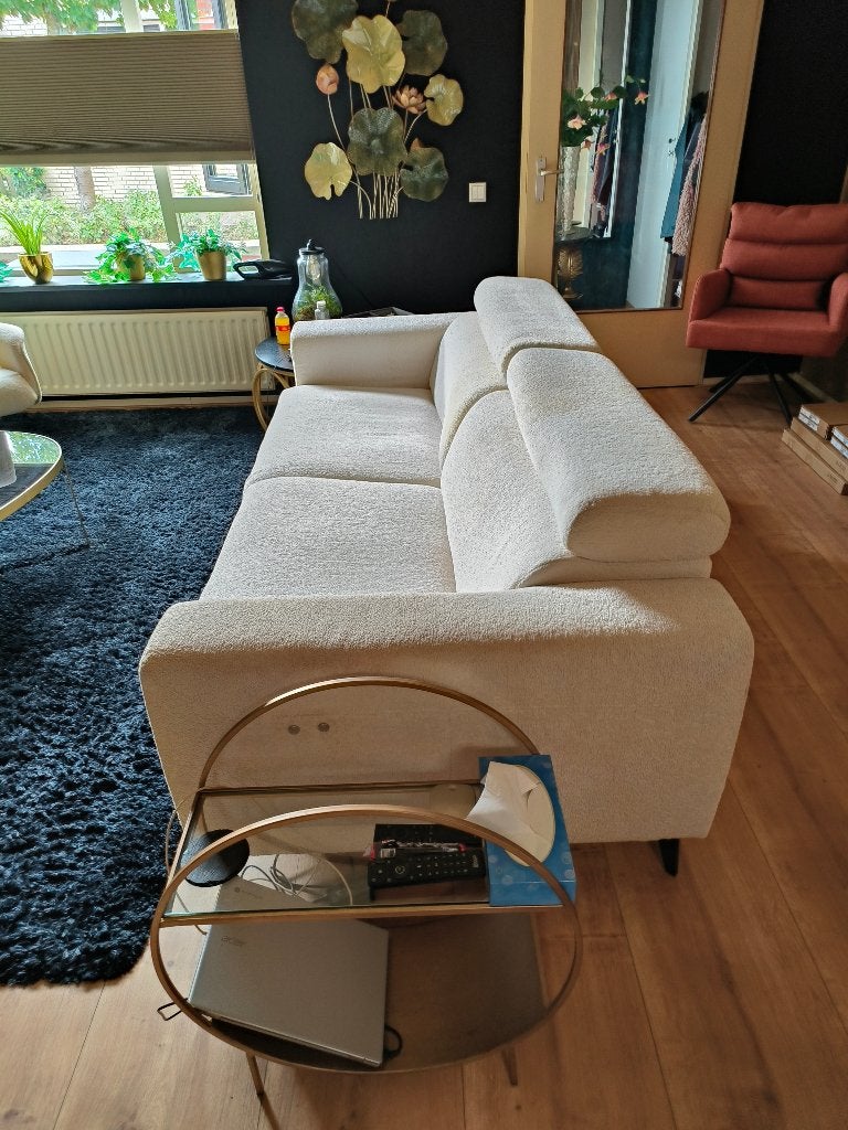Loungebank electrisch verstelbaar, Ophalen, Gebruikt, Driepersoons, 75 tot 100 cm