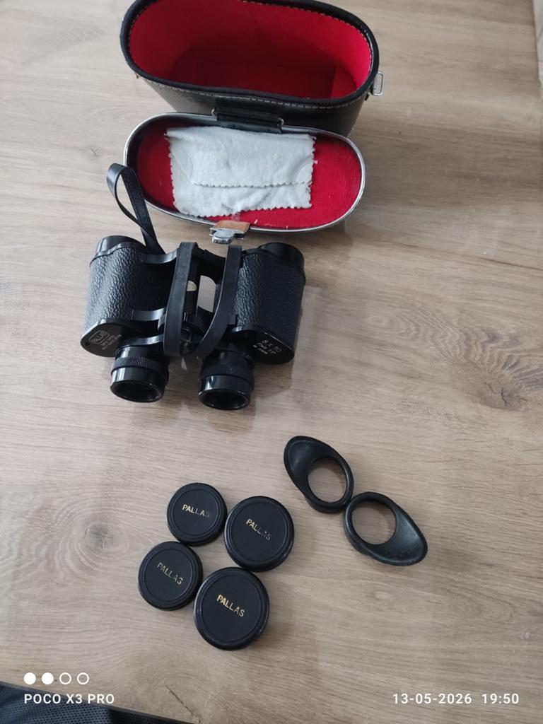 Pallas verrekijker 8x30 Field 7,5 
 no. 80858., Ophalen of Verzenden, Gebruikt, 8 tot 12x, Met hoes of tas