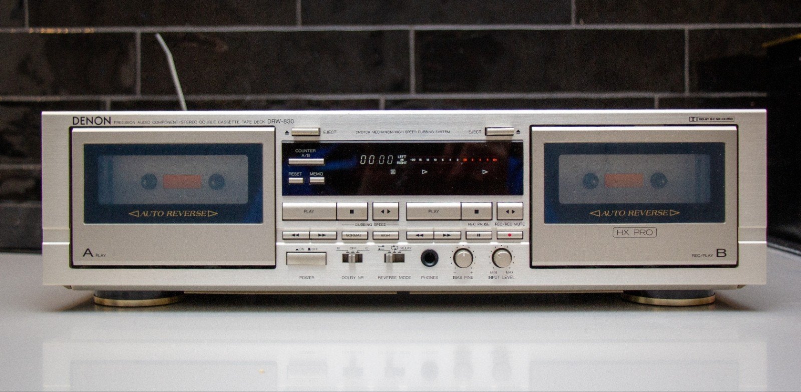 Denon DRW-830, Ophalen of Verzenden, Dubbel, Denon, Auto-reverse