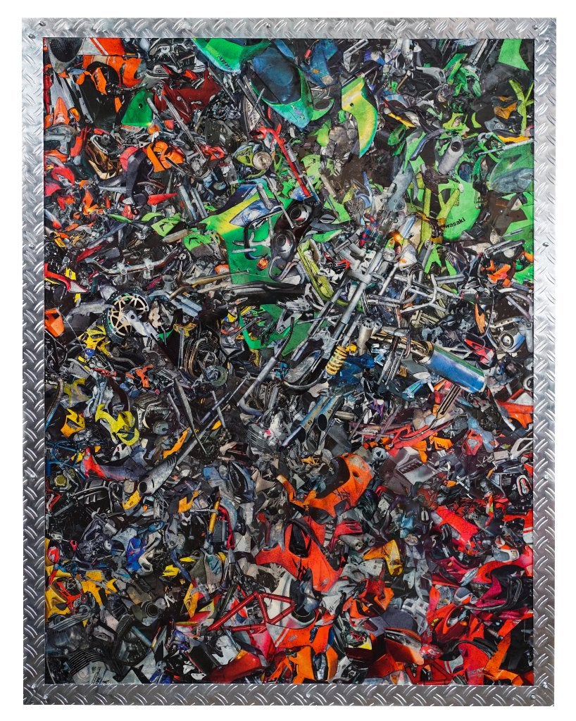 Collage 'Stig', Ophalen