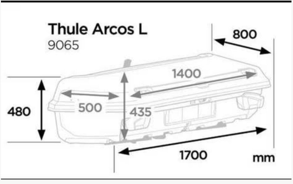 Thule Arcos L te huur, Ophalen, Zo goed als nieuw