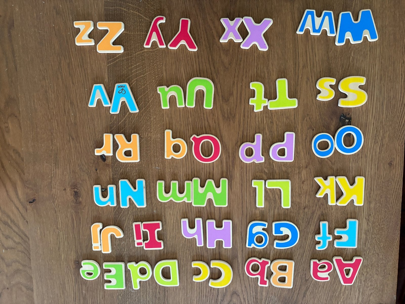 Hape Magneet Alfabet - Houten Montessori Speelgoed, Ophalen of Verzenden, Gebruikt, Overige typen