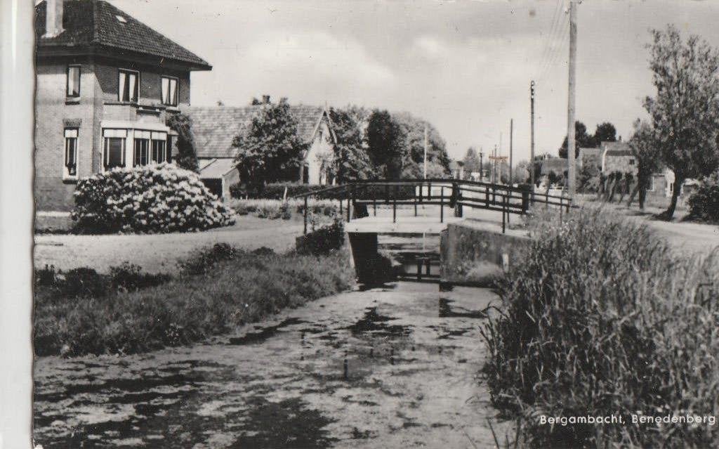Bergambacht Benedenberg, Verzenden, 1960 tot 1980, Gelopen, Zuid-Holland