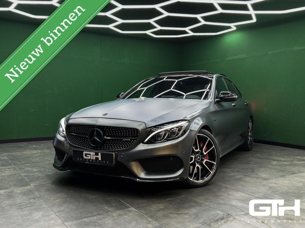 Mercedes C-klasse AMG C43 4MATIC 9G Memory | Pano | 360, 1800 kg, 367 pk, 2996 cc, Bedrijf