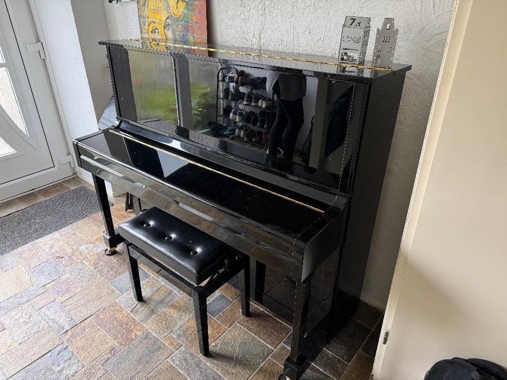 Piano Johannes de Heer, Ophalen, Gebruikt, Zwart, Piano