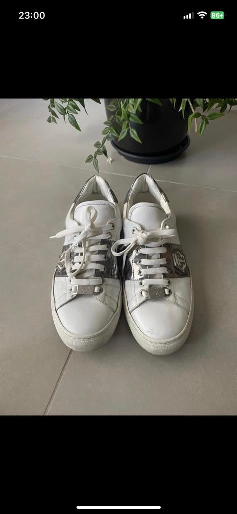 Philipp Plein sneakers wit maat 42, Ophalen of Verzenden, Gebruikt