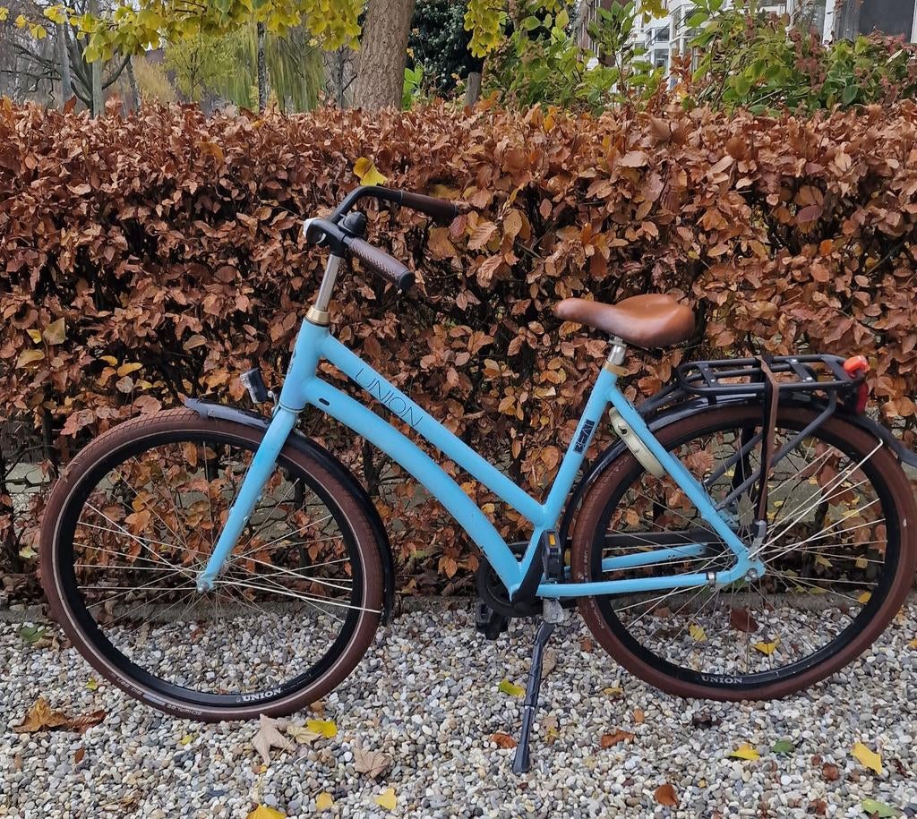 Dames fiets turquoise, Ophalen, Versnellingen