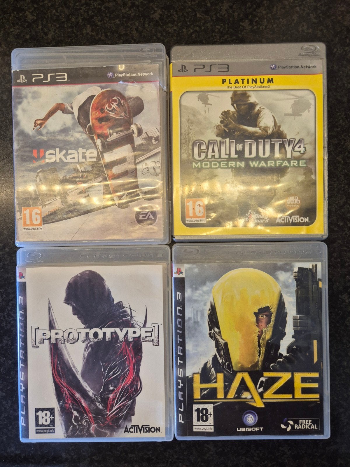 Diverse PS3 spellen: Call of Duty, Haze, Skate 3, Prototype, Spelcomputers en Games, Games | Sony PlayStation 3, Online, Gebruikt