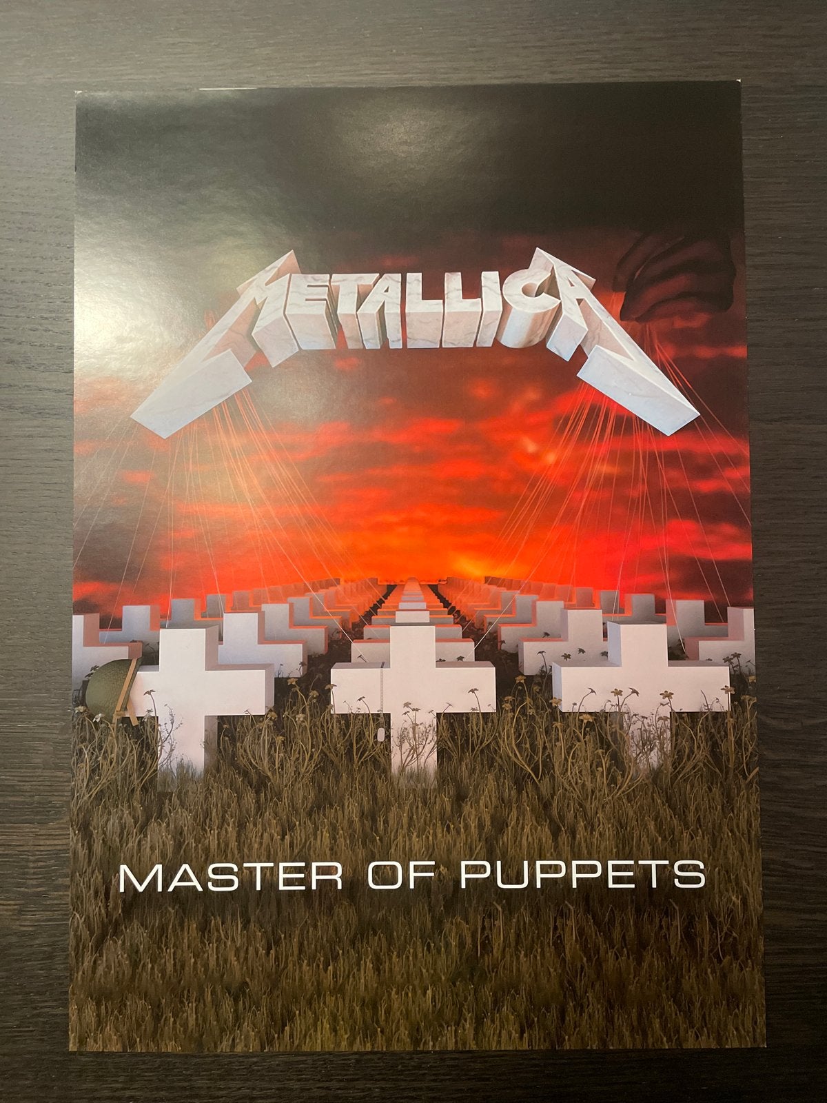 Metallica: Master of Puppets Poster - A3 Formaat, Rechthoekig Staand, Ophalen of Verzenden, Zo goed als nieuw, A1 t/m A3