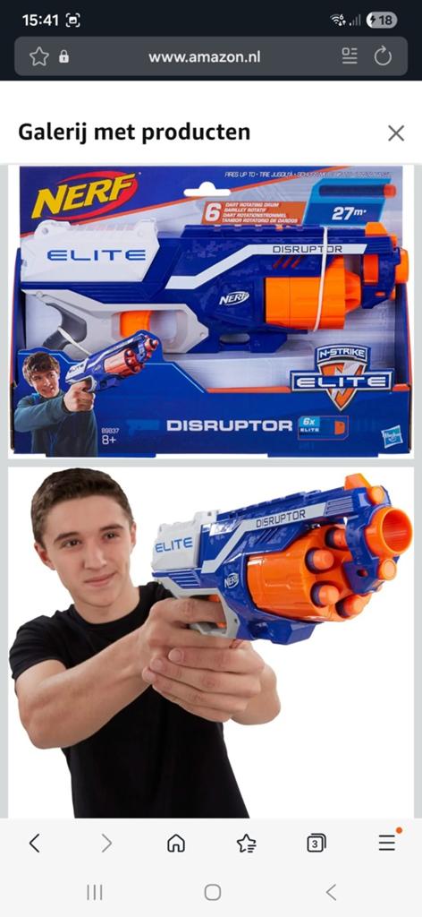 Nerf Elite Disruptor, Kinderen en Baby's, Speelgoed | Buiten | Actiespeelgoed, Ophalen of Verzenden