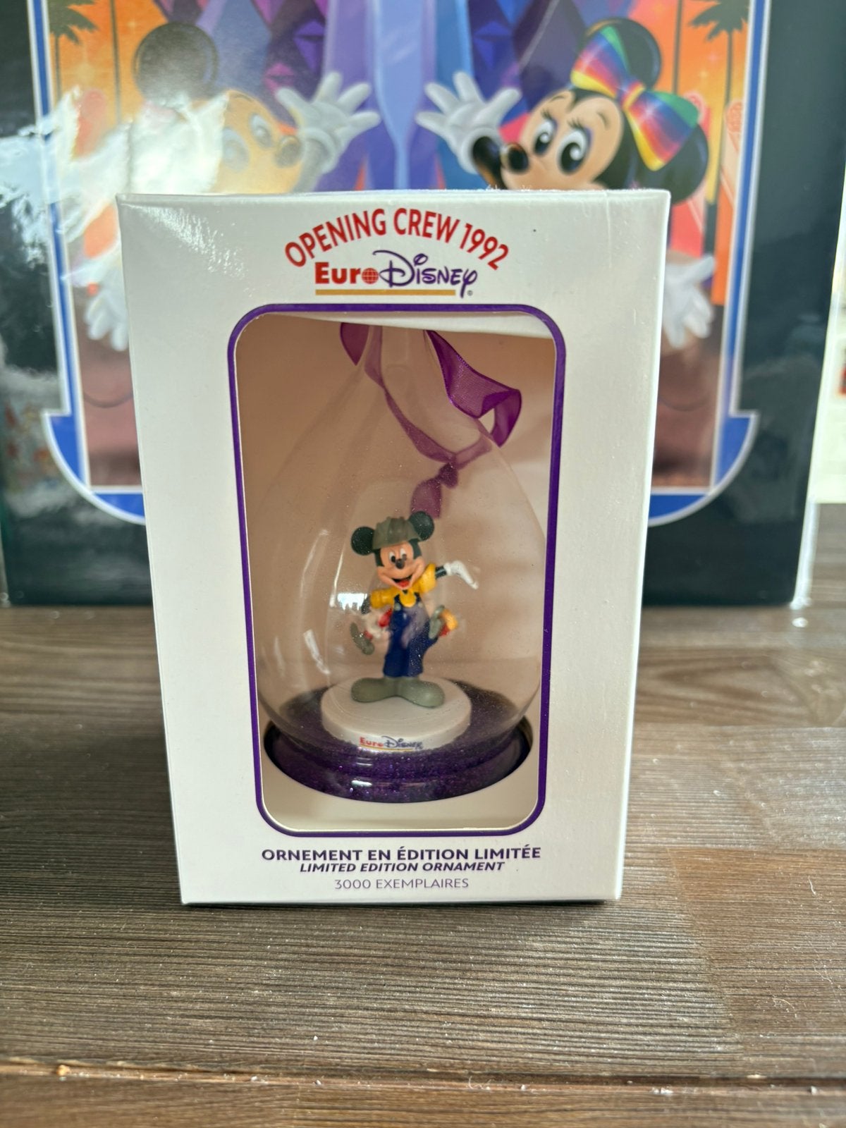 Disney limited edition mickey  disney castmember ornament, Verzamelen, Ophalen of Verzenden, Mickey Mouse, Zo goed als nieuw, Beeldje of Figuurtje