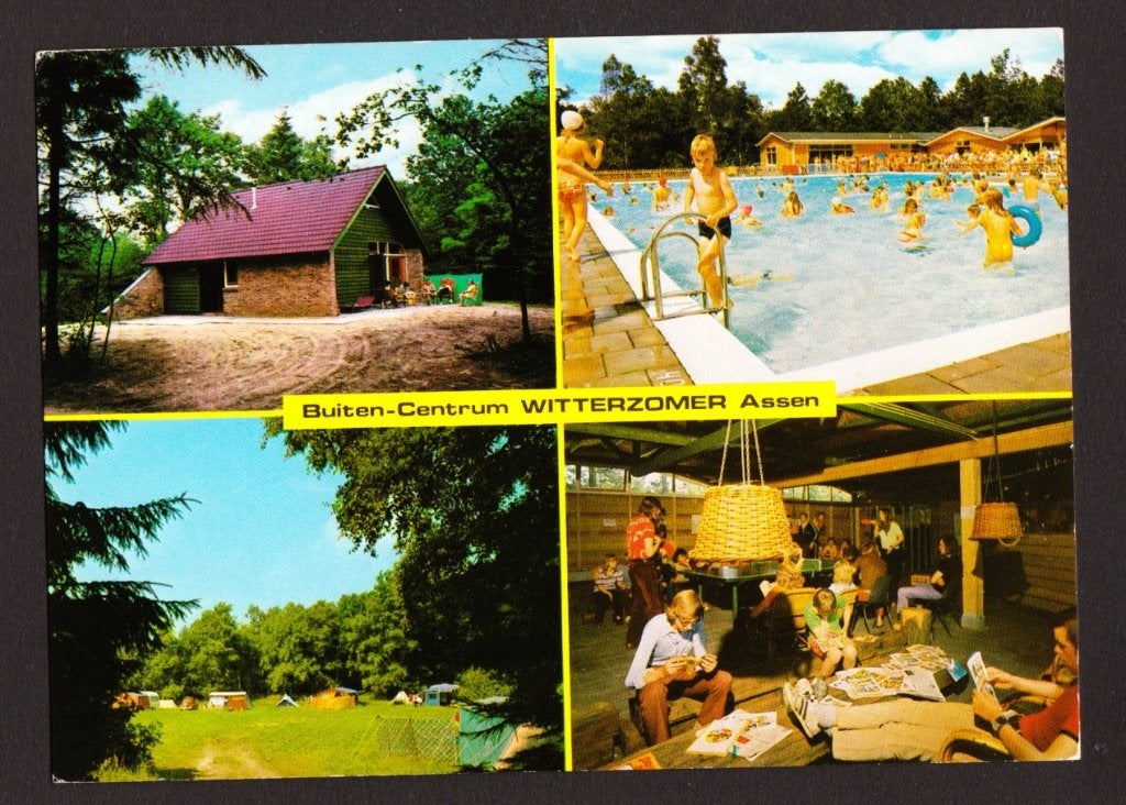ansichtkaart Assen - Buiten-Centrum Witterzomer, Ophalen of Verzenden, 1980 tot heden, Gelopen, Drenthe