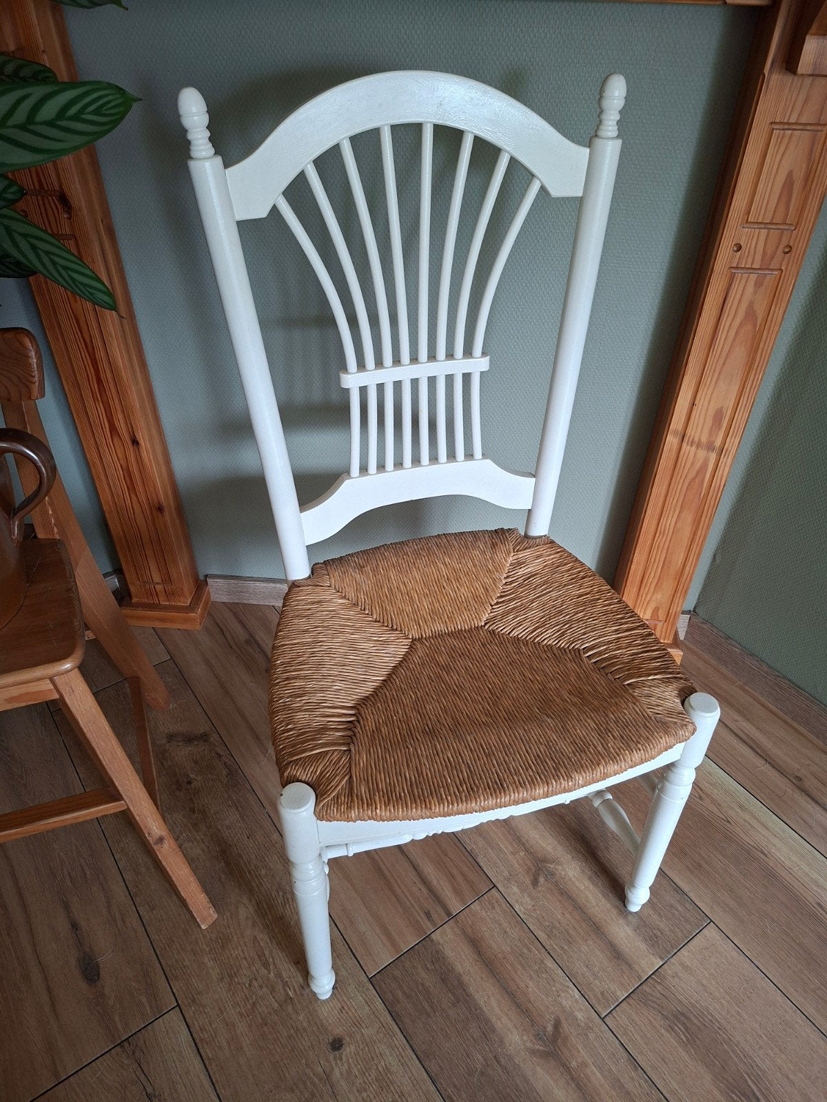 Eethoekstoelen brocant/landelijk., Ophalen, Gebruikt
