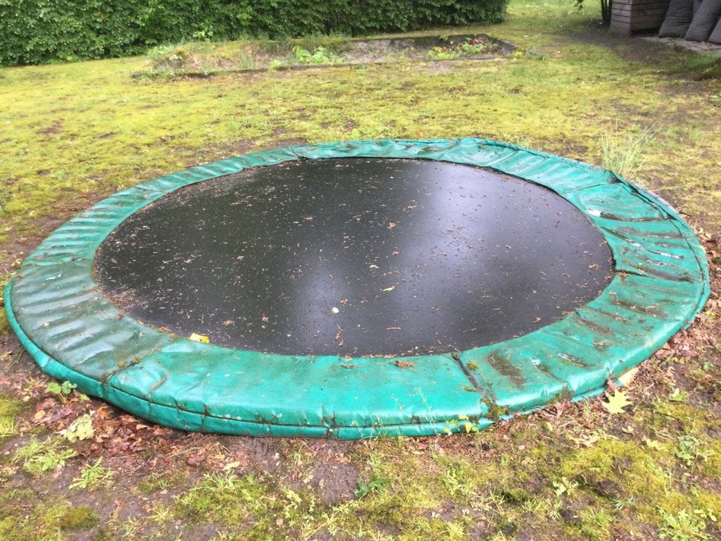 Trampoline 3,5 meter diameter, Ophalen of Verzenden, Gebruikt