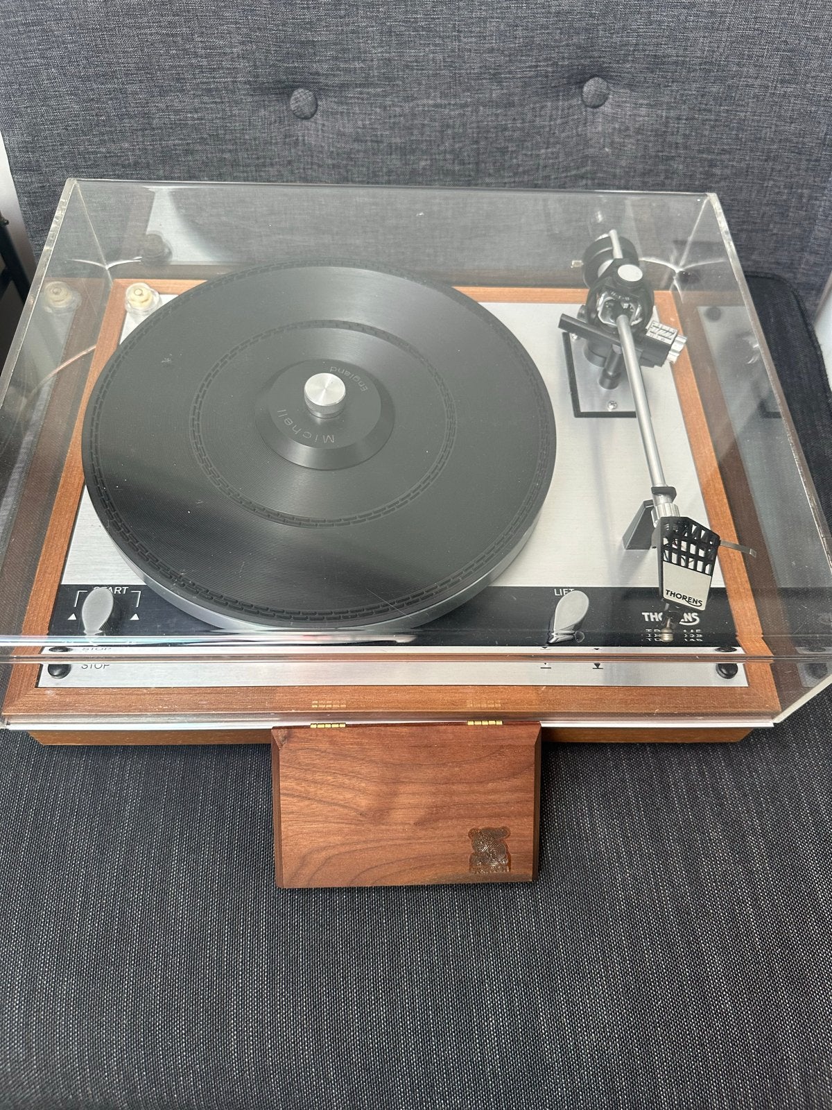 Thorens TD 145 Platenspeler met Stanton 681EEE element, Ophalen, Gebruikt, Platenspeler, Thorens