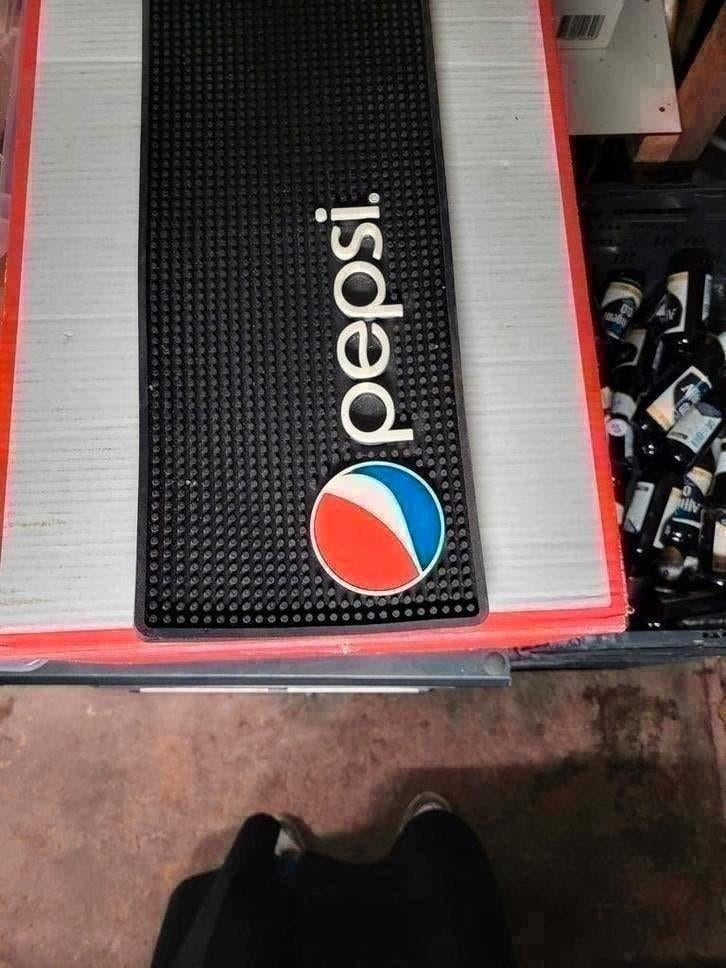 PEPSI BIER MAT MANCAVE, Ophalen of Verzenden, Nieuw