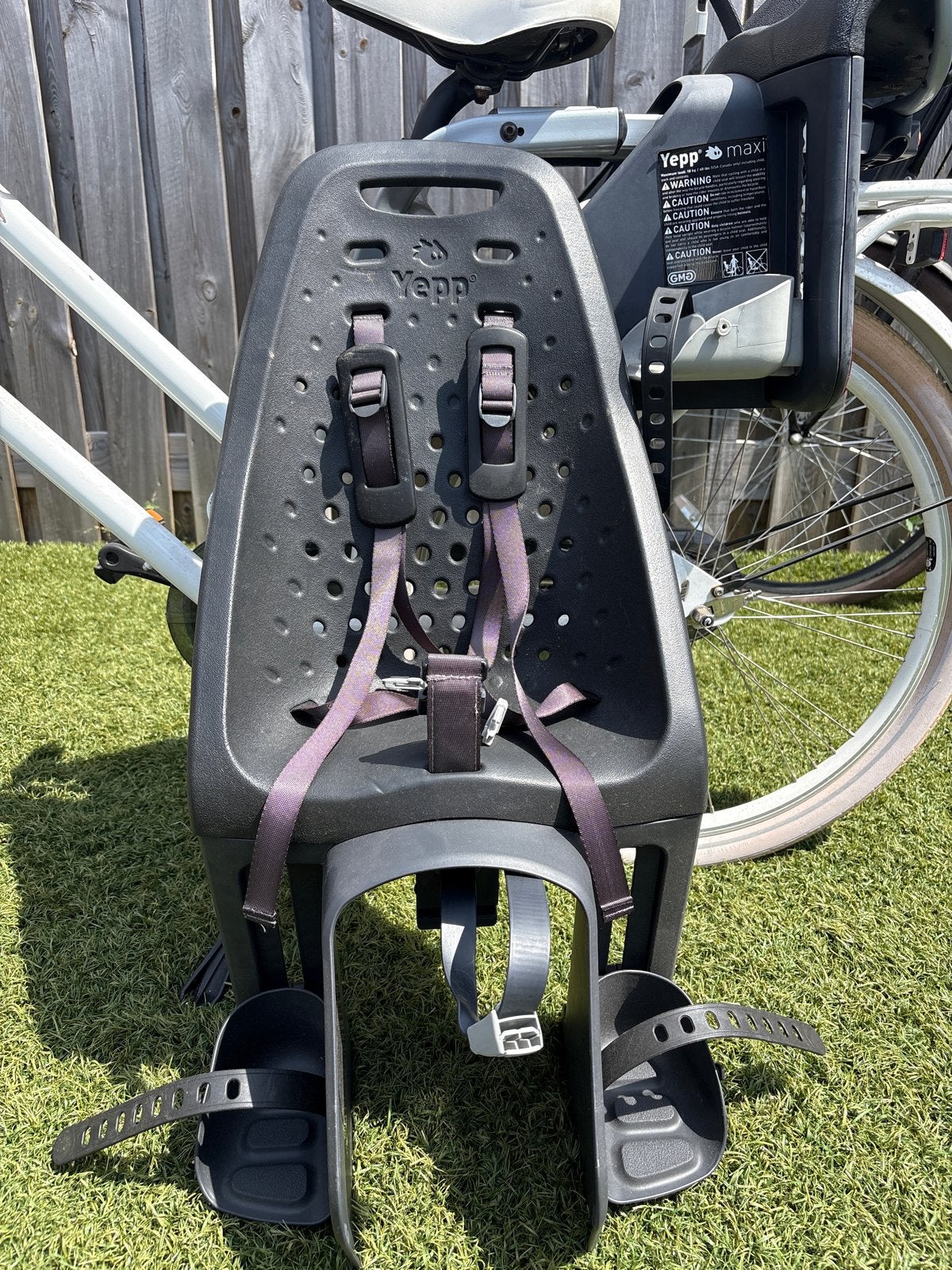 Yepp Maxi Achterzitje - Comfortabel en Veilig, Fietsen en Brommers, Fietsaccessoires | Fietsstoeltjes, Ophalen, Achterzitje, 9 t/m 36 kg