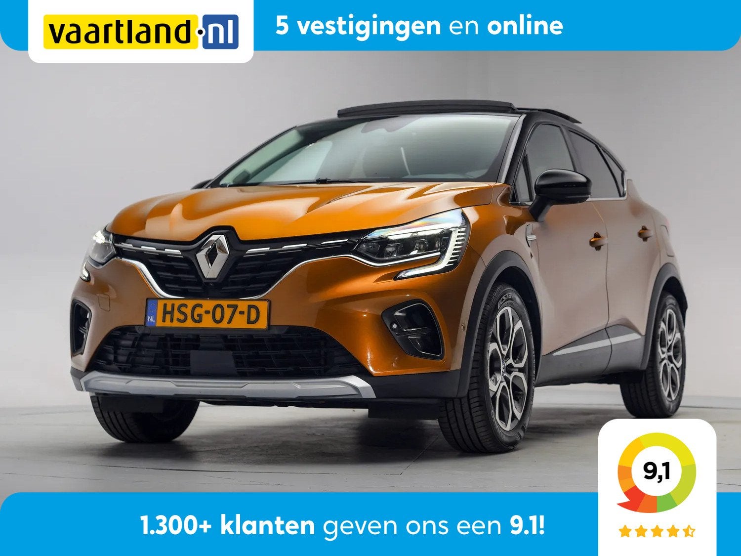 Renault Captur 1.6 E-Tech Plug-in Hybrid 160 Edition One [ P, Auto's, Automaat, 77 km/l, Gebruikt, 750 kg
