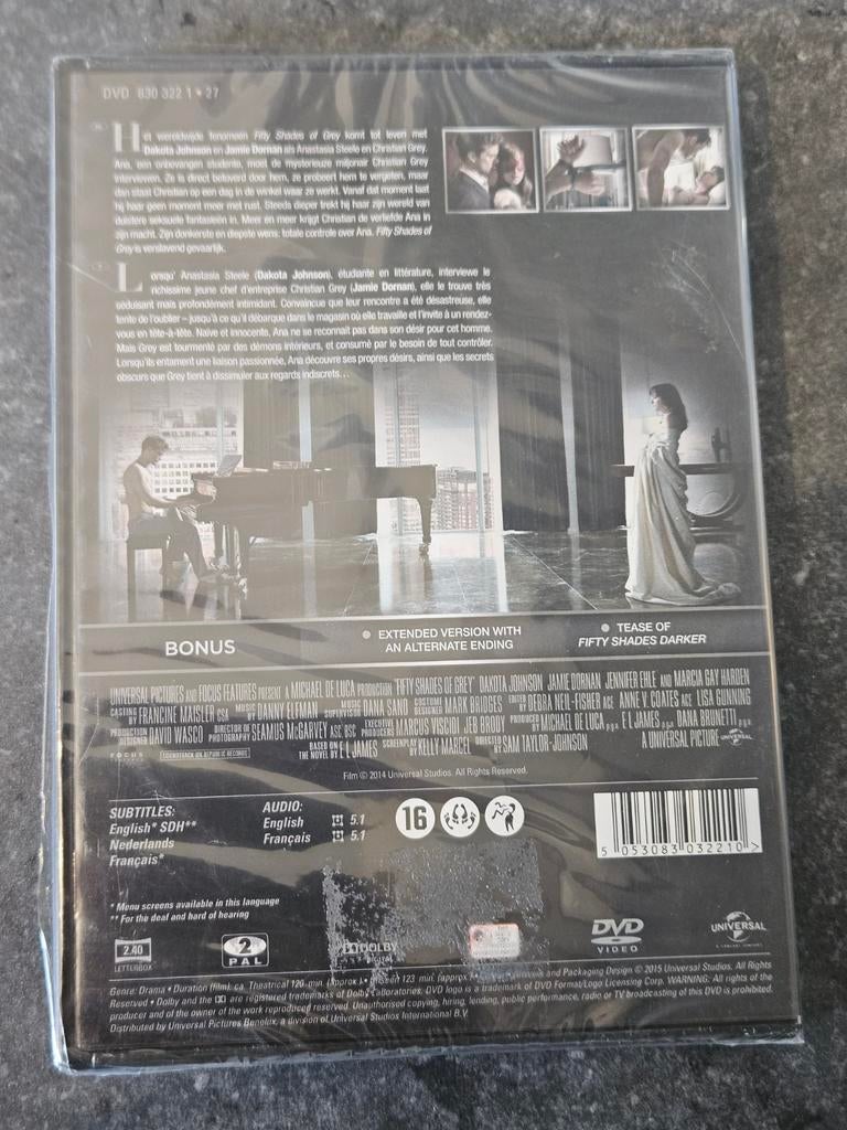 DVD Fifty Shades of Grey Unseen Edition NIEUW gesealed, Alle leeftijden, Ophalen of Verzenden, Nieuw in verpakking