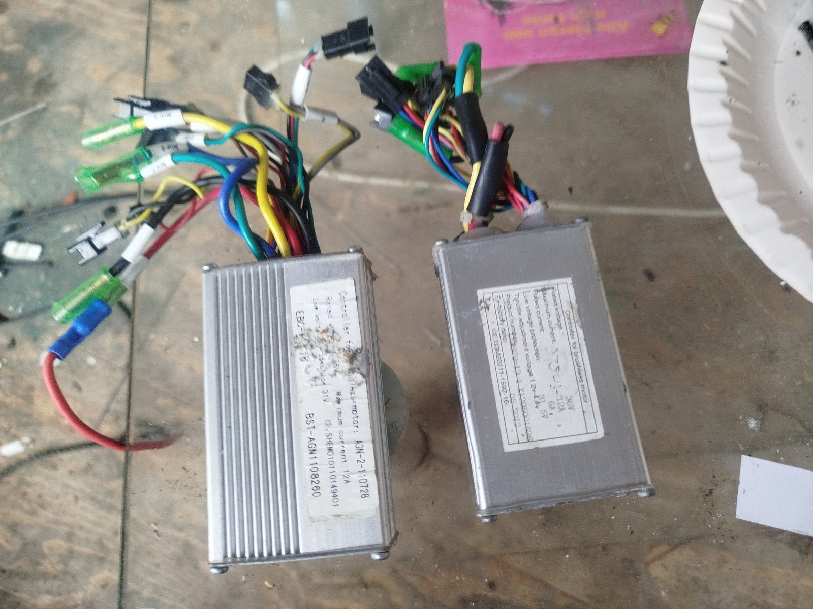 E-bike motor controllers (2 stuks) voor Romeo, Elektrische fiets, Gebruikt, Onbekend, Ophalen of Verzenden