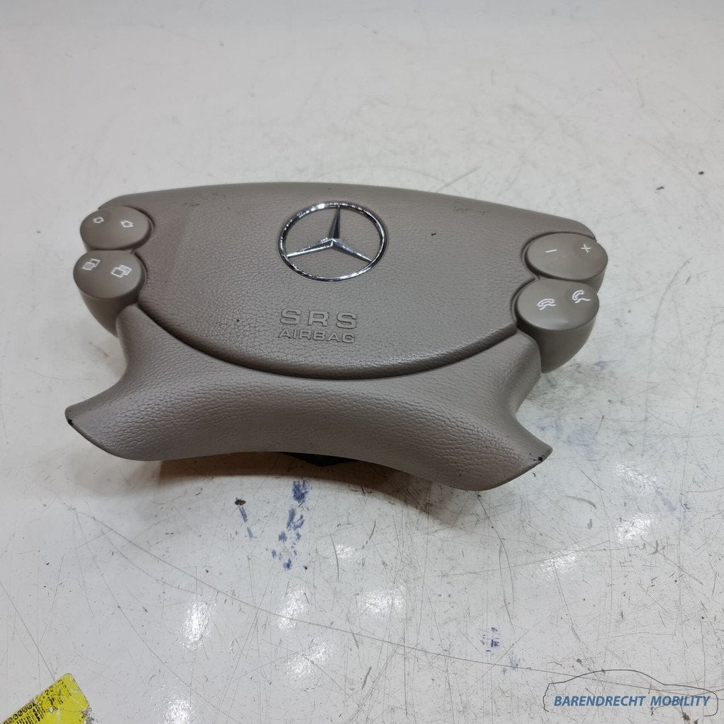 Mercedes W209 W463 R230 W211 W219 CLK Leer leder bruin stuur, Auto-onderdelen, Gebruikt, Mercedes-Benz AG, Mercedes-Benz, Ophalen of Verzenden