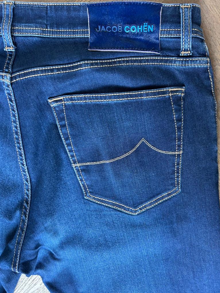 Jacob Cohen Nick jeans maat 38, ingekort/kleine reparatie, Ophalen of Verzenden, Zo goed als nieuw, Blauw, W36 - W38 (confectie 52/54)