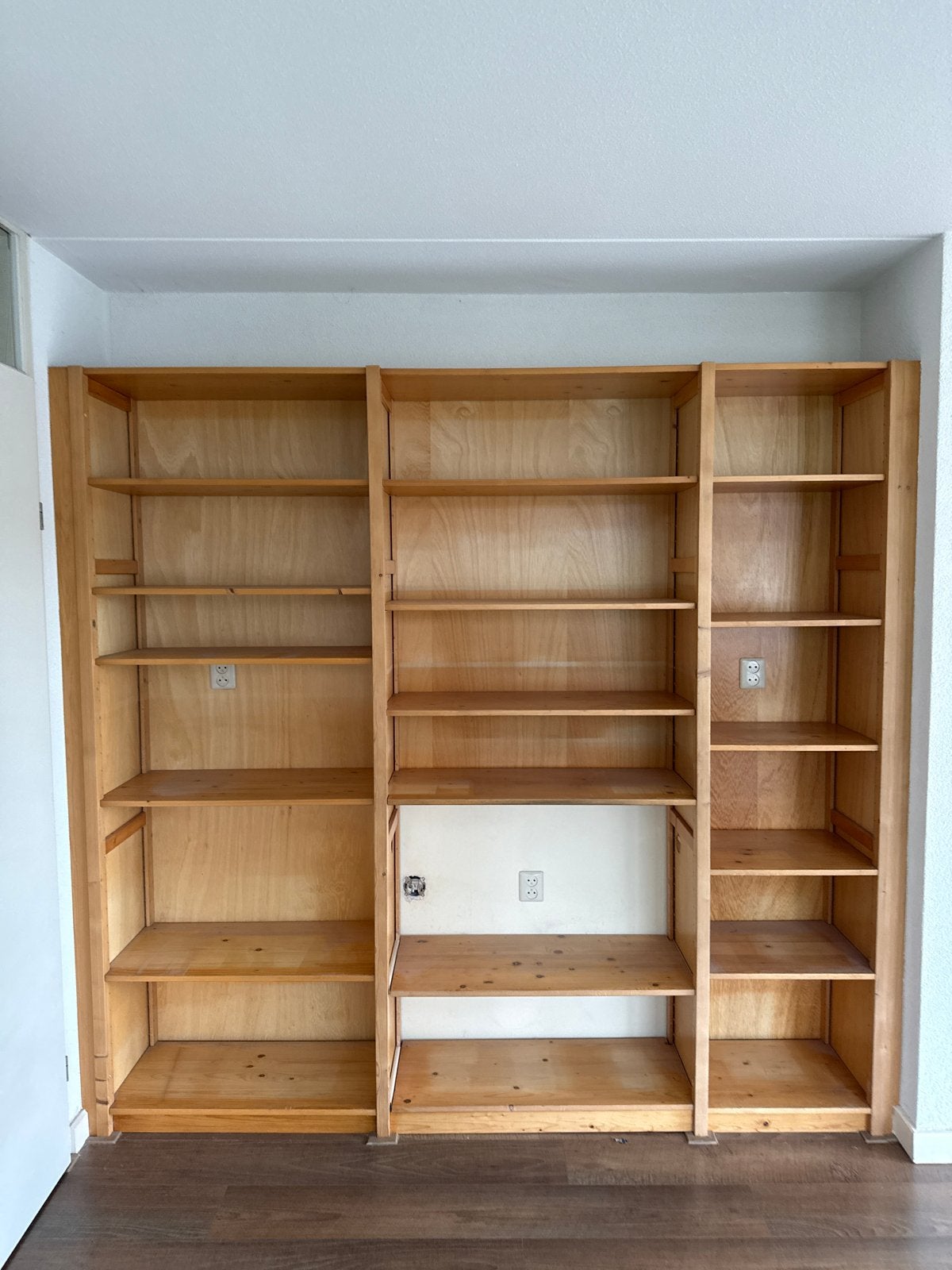 Complete Lundia kast - grenenhout, Ophalen, Met plank(en), 200 cm of meer, 200 cm of meer