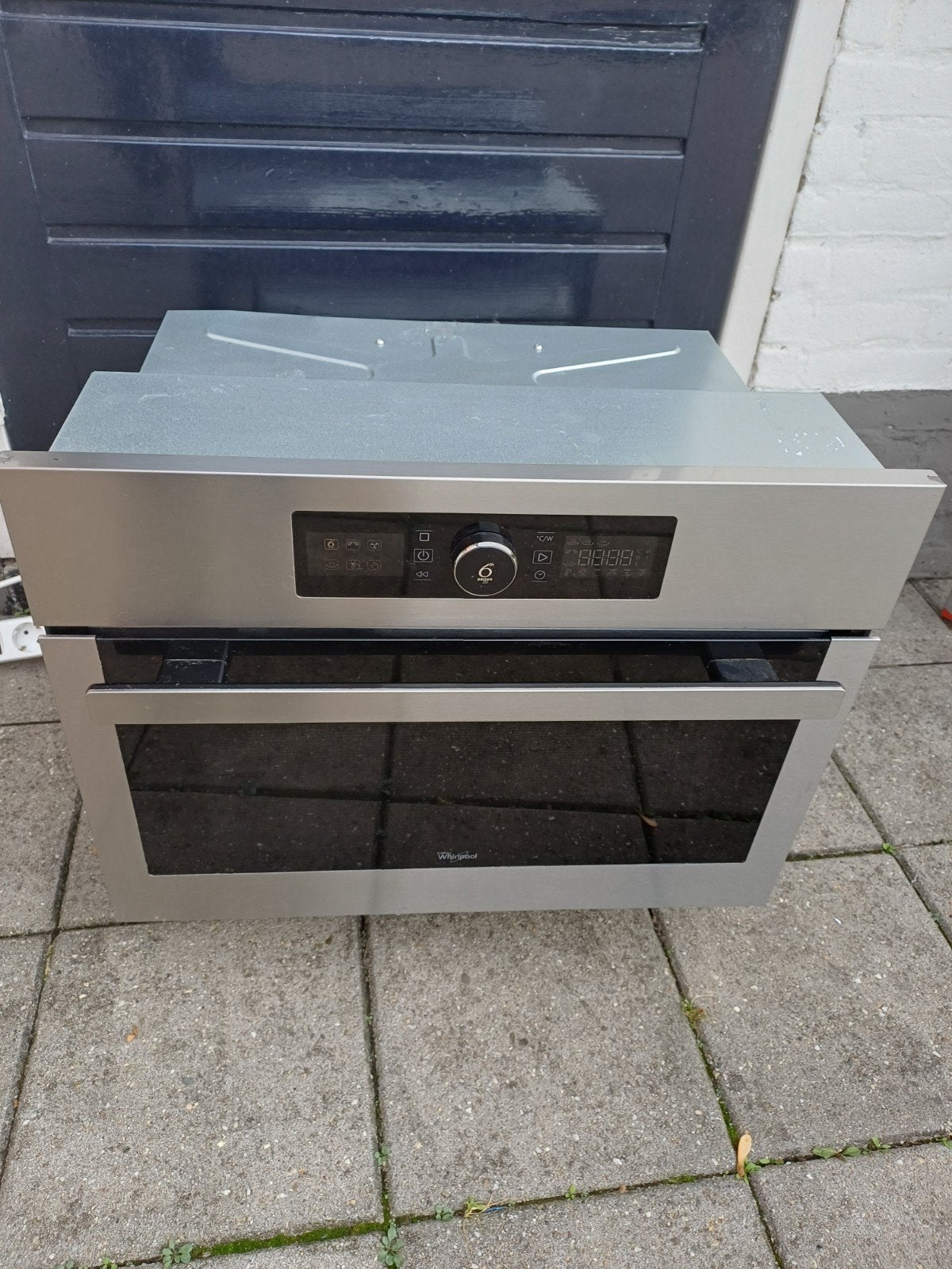 Whirlpool Inbouw Combimagnetron - Zo goed als nieuw, Witgoed en Apparatuur, Magnetrons, Combimagnetron, Crisp, 60 cm of meer, Ophalen of Verzenden