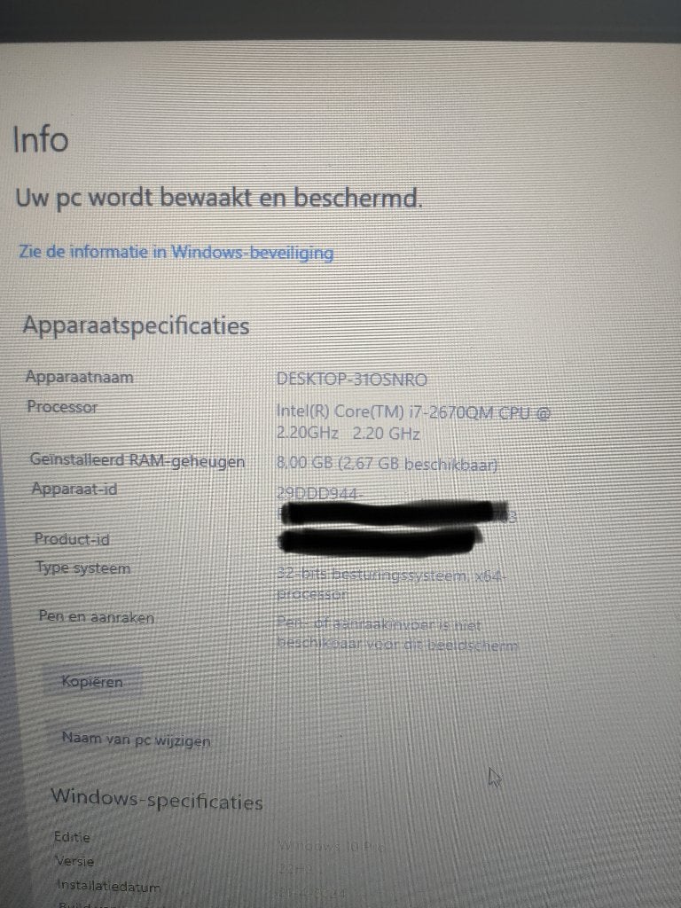 ASUS N53S Laptop - Intel Core i7, 8GB RAM, NVIDIA, Computers en Software, Ophalen, Gebruikt, Met videokaart, 2 tot 3 Ghz