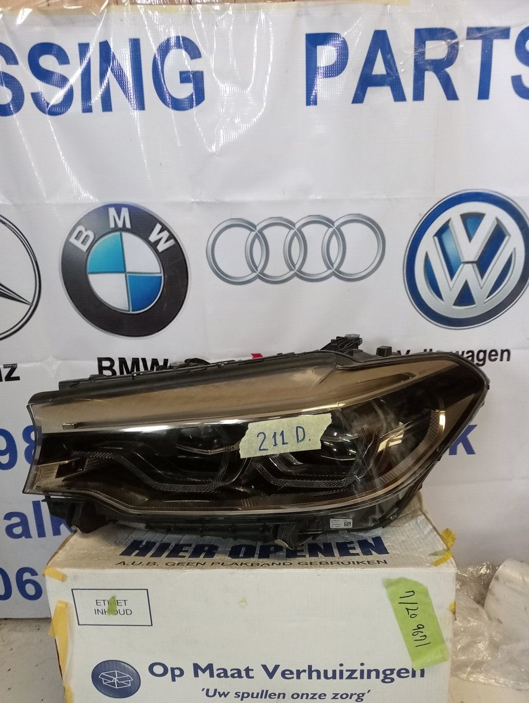 BMW 5 SERIE G30 G31 ADAPTIEVE VOL LED KOPLAMP 7439209-01, Gebruikt, -, -, Ophalen of Verzenden