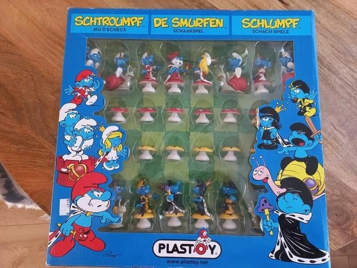 Smurfen Schaakspel, Verzamelen, Ophalen of Verzenden, Zo goed als nieuw, Verschillende Smurfen