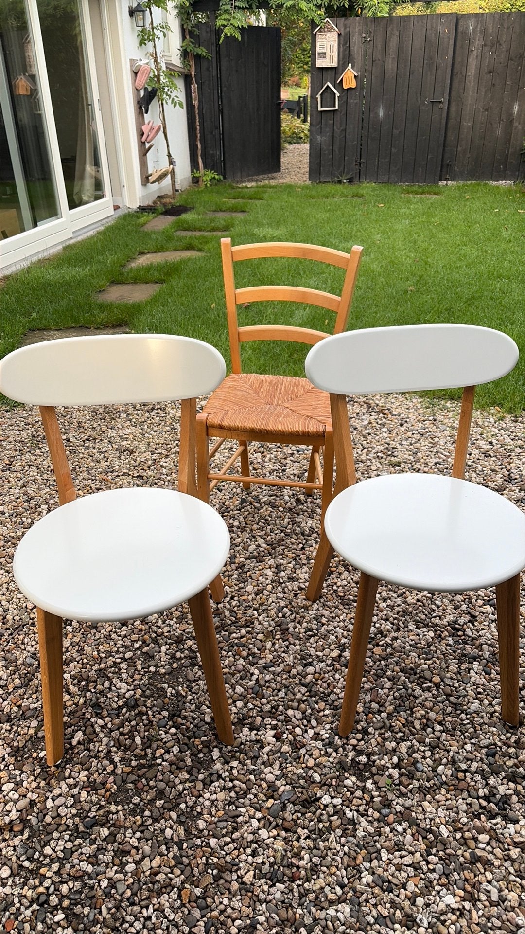 3 stoelen in een keer ophalen, Ophalen, Gebruikt, Rond