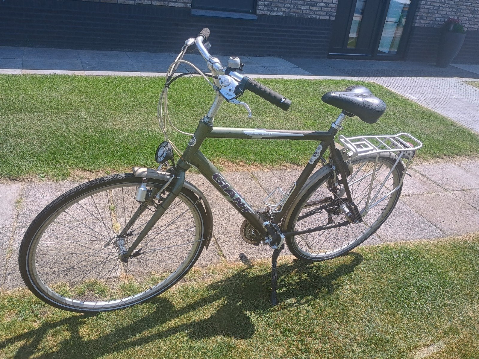 Giant herenfiets, Fietsen en Brommers, Fietsen | Heren | Herenfietsen, Ophalen, Gebruikt, Giant