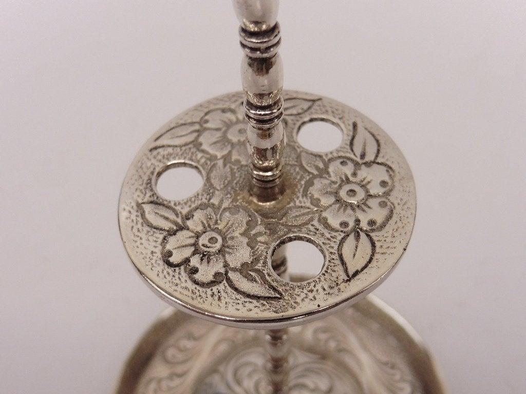 Zilveren miniatuur Pijpenhouder                         Z469, Ophalen of Verzenden, Zilver