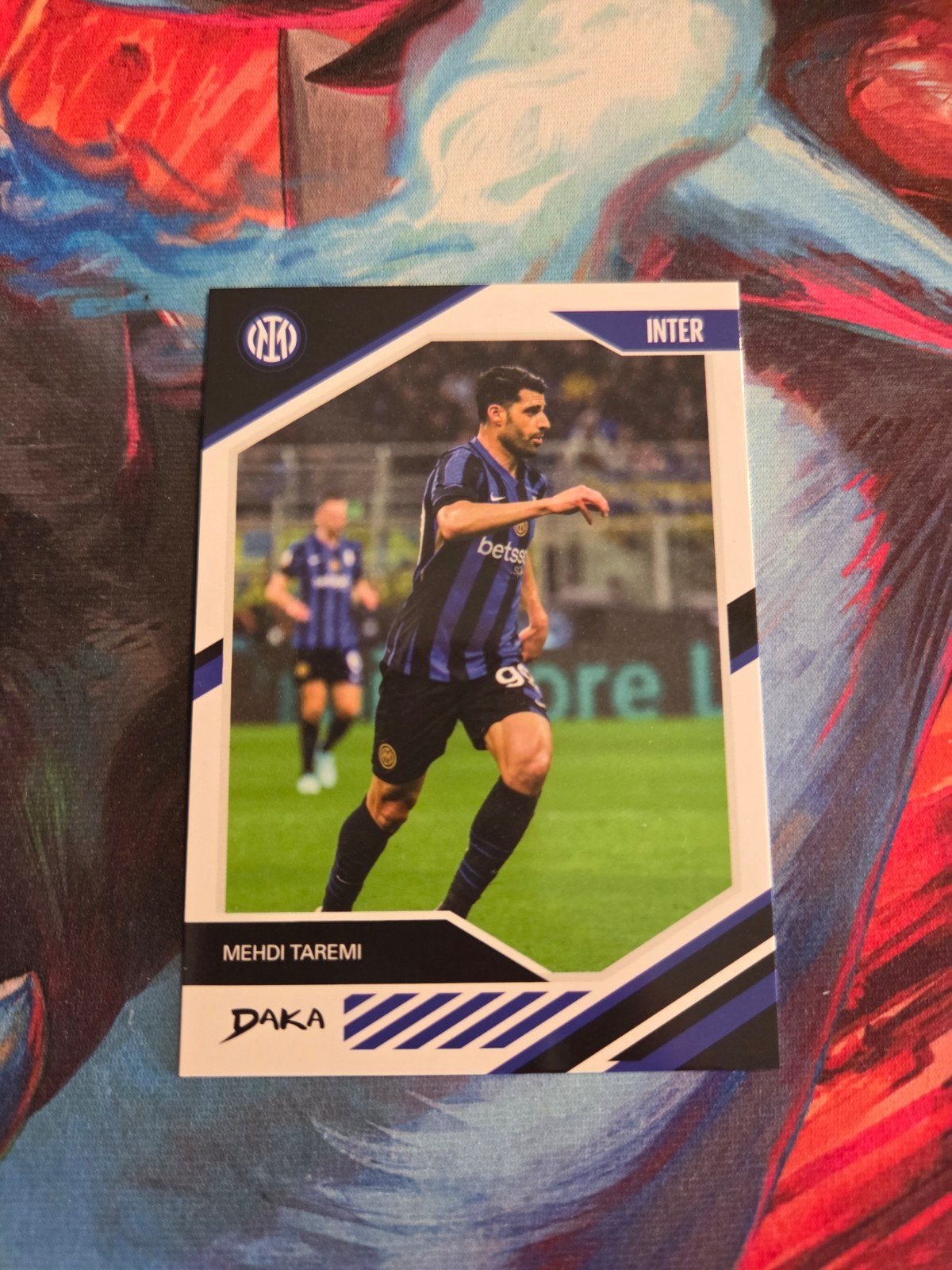 Mehdi Taremi Inter Milan Voetbal Spelerskaart DAKA, Ophalen of Verzenden, Nieuw, Buitenlandse clubs, Spelerskaart