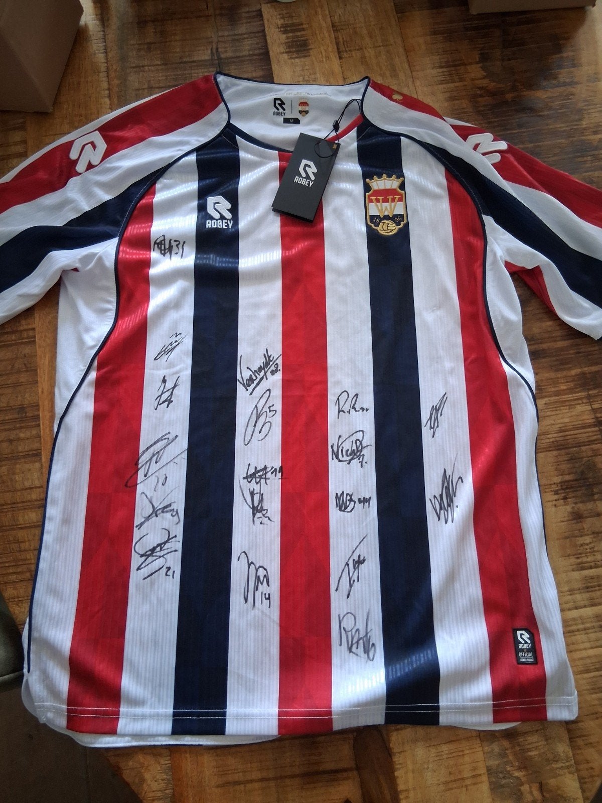 Willem II shirt 2025/2026 Nieuw met handtekeningen, Kleding | Heren, Sportkleding, Nieuw, Voetbal, Meerkleurig, Ophalen of Verzenden
