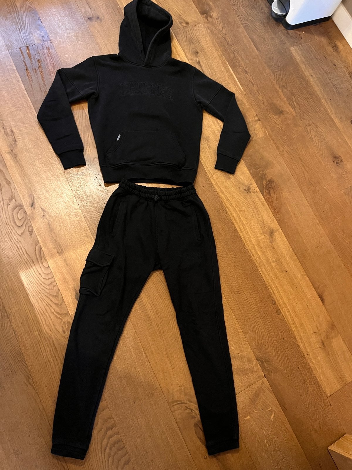 Croyez 100% katoen Joggingpak zwart mt XXS heel netjes, Zwart, Ophalen of Verzenden, Gedragen, Algemeen