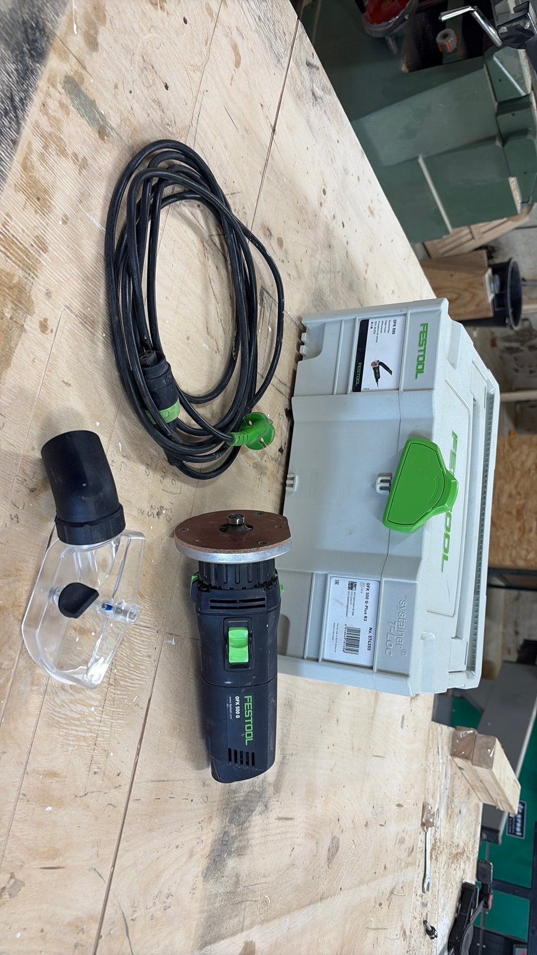 Festool 500Q kantenfrees, Ophalen of Verzenden, Gebruikt, Minder dan 600 watt, Overige typen
