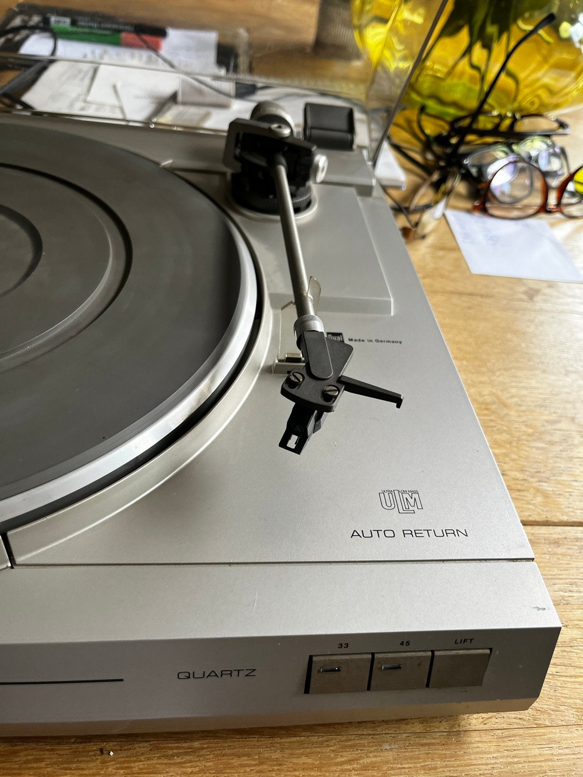Dual CS 616 Q Quartz Direct Drive Platenspeler, Audio, Tv en Foto, Platenspelers, Ophalen, Gebruikt, Automatisch, Platenspeler