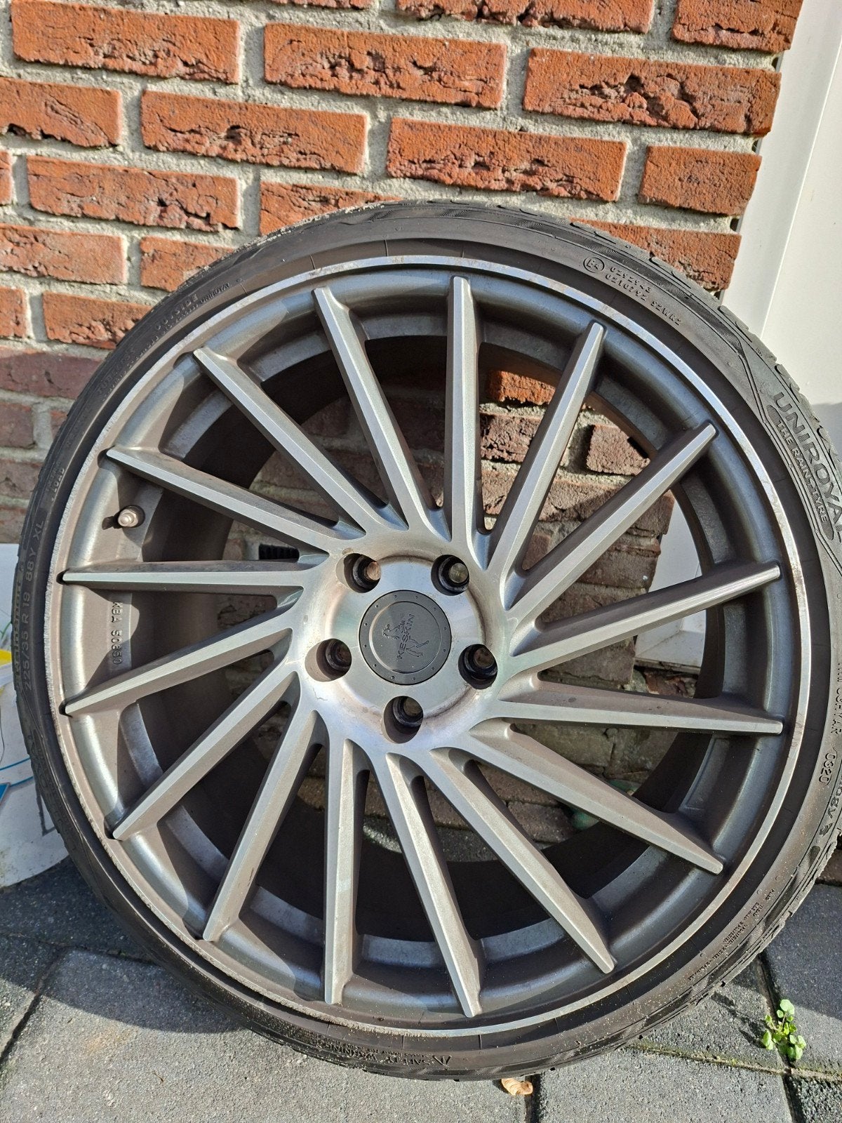 Keskin 19 inch velgen steek 114.3, Gebruikt, Banden en Velgen, Personenwagen, Ophalen