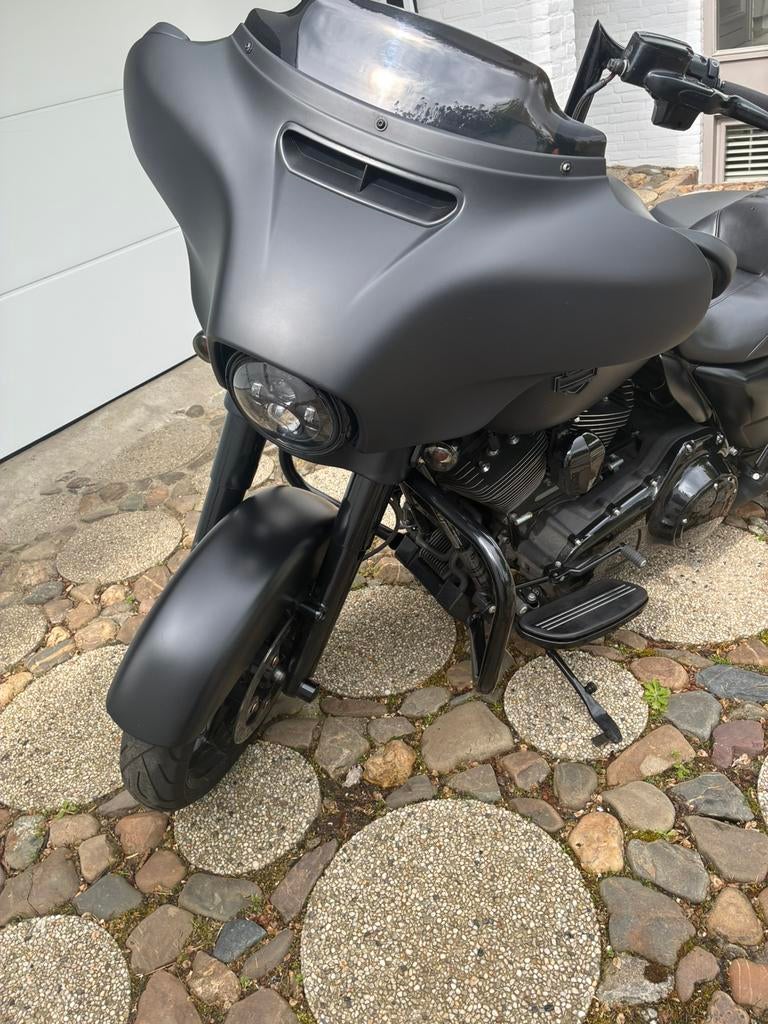 Harley Davidson Street Glide FLHX 2014 mat zwart, 2 cilinders, 1690 cc, Occasion, Particulier