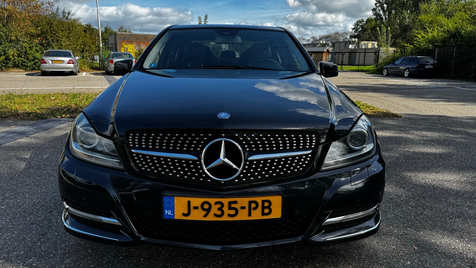 Mercedes-Benz C-Klasse C200cdi BE Aut7 2011 Zwart, Auto's, Automaat, 1800 kg, 4 cilinders, Zwart