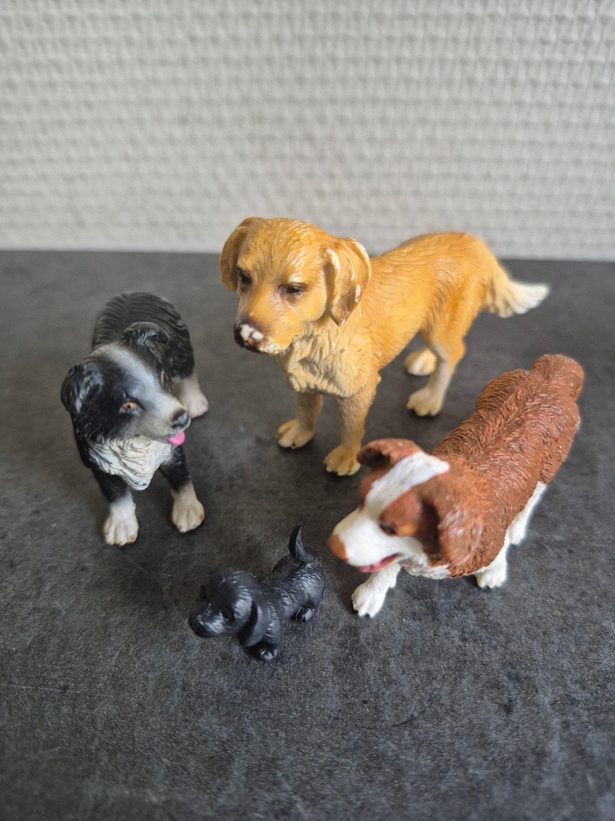 Schleich Honden: Border Collie, Golden Retriever, Australian, Ophalen of Verzenden