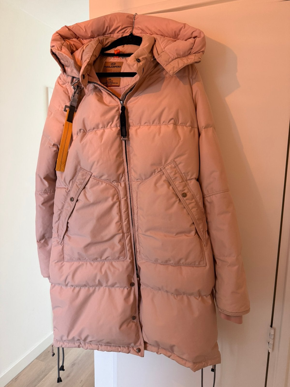 Parajumper longbear dames jas, Ophalen of Verzenden, Zo goed als nieuw, Maat 52/54 (L), Roze